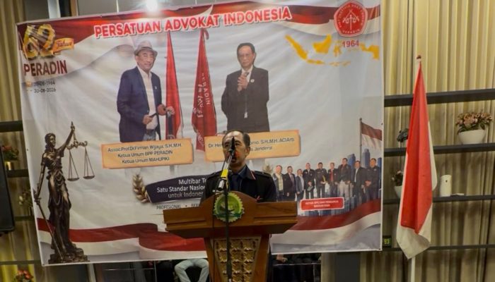 Peringati Hut ke-62 Peradin “Enam Dekade” Mengabdi Meneguhkan Komitmen Advokat Pejuang Keadilan