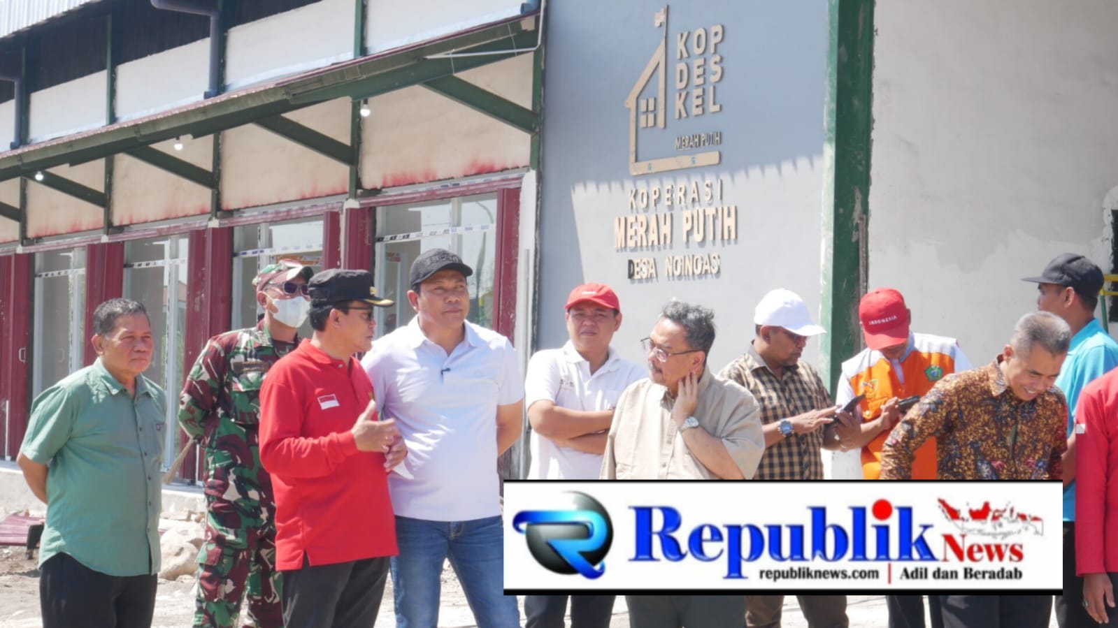 Foto : Bupati Sidoarjo tinjau KDMP ngingas