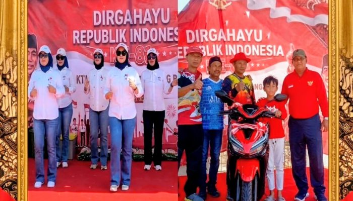 Warga Tenggumung Baru Mulya RW 09 Kelurahan Pegirian, Meriahkan HUT RI ke 81 dengan Jalan Sehat Berhadiah Sepeda Motor