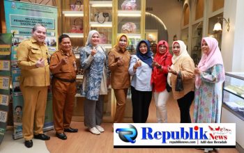 Foto: Wabup mimik terima audiensi wakil kota Banjarmasin.
