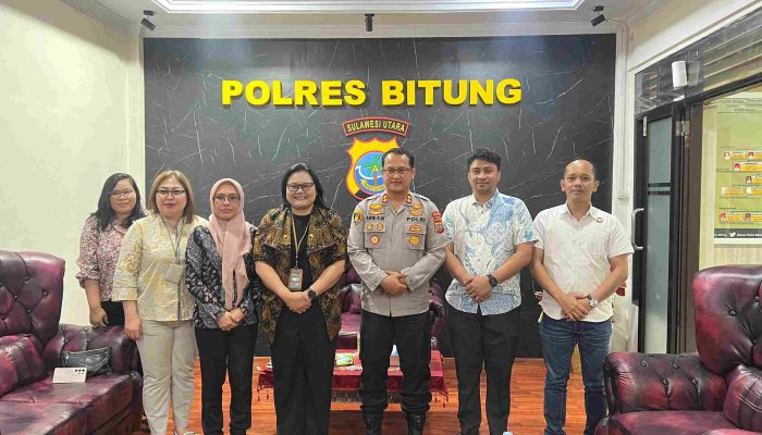 Perkuat Sinergitas Antar Penegak Hukum Ketua PN Bitung Kunjungi Polres Bitung ‎