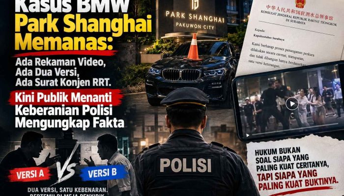 Ada Rekaman Video, Ada Dua Versi: Konjen RRT Minta Polrestabes Surabaya Ungkap Fakta Kasus BMW