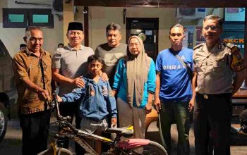 Respon Cepat dan Sigap, Polsek Balongbendo Temukan Anak Hilang dan Kembali Bertemu Orang Tuanya