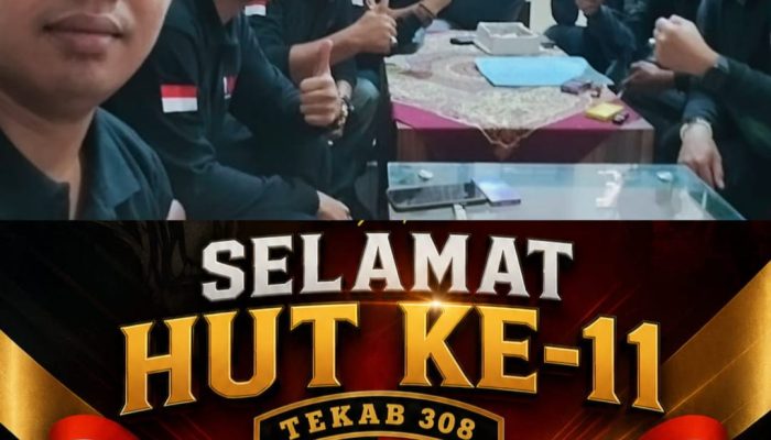 Ketua IWO dan PD Lampung Utara Ucapkan Selamat HUT Ke-11 Tekab 308