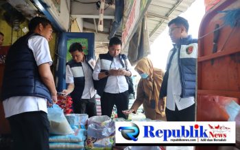 Satgas Pangan Polresta Sidoarjo Sidak Pasar, Pastikan Pasokan Bahan Pokok Aman dan Stabil