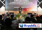 Foto : Danrem 084/BJ Brigjen TNI Kohir menghadiri puncak LKJ Award.