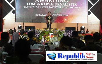 Foto : Danrem 084/BJ Brigjen TNI Kohir menghadiri puncak LKJ Award.