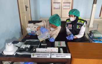 Pastikan Aman Sebelum Dibagikan, Sidokkes Rutin Periksa Food Safety Menu MBG Di SPPG Polres Magetan