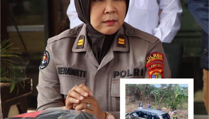 Avanza Masuk Rawa di Kotabumi, Pengemudi Disebut DPO Satresnarkoba Polres Lampung Utara