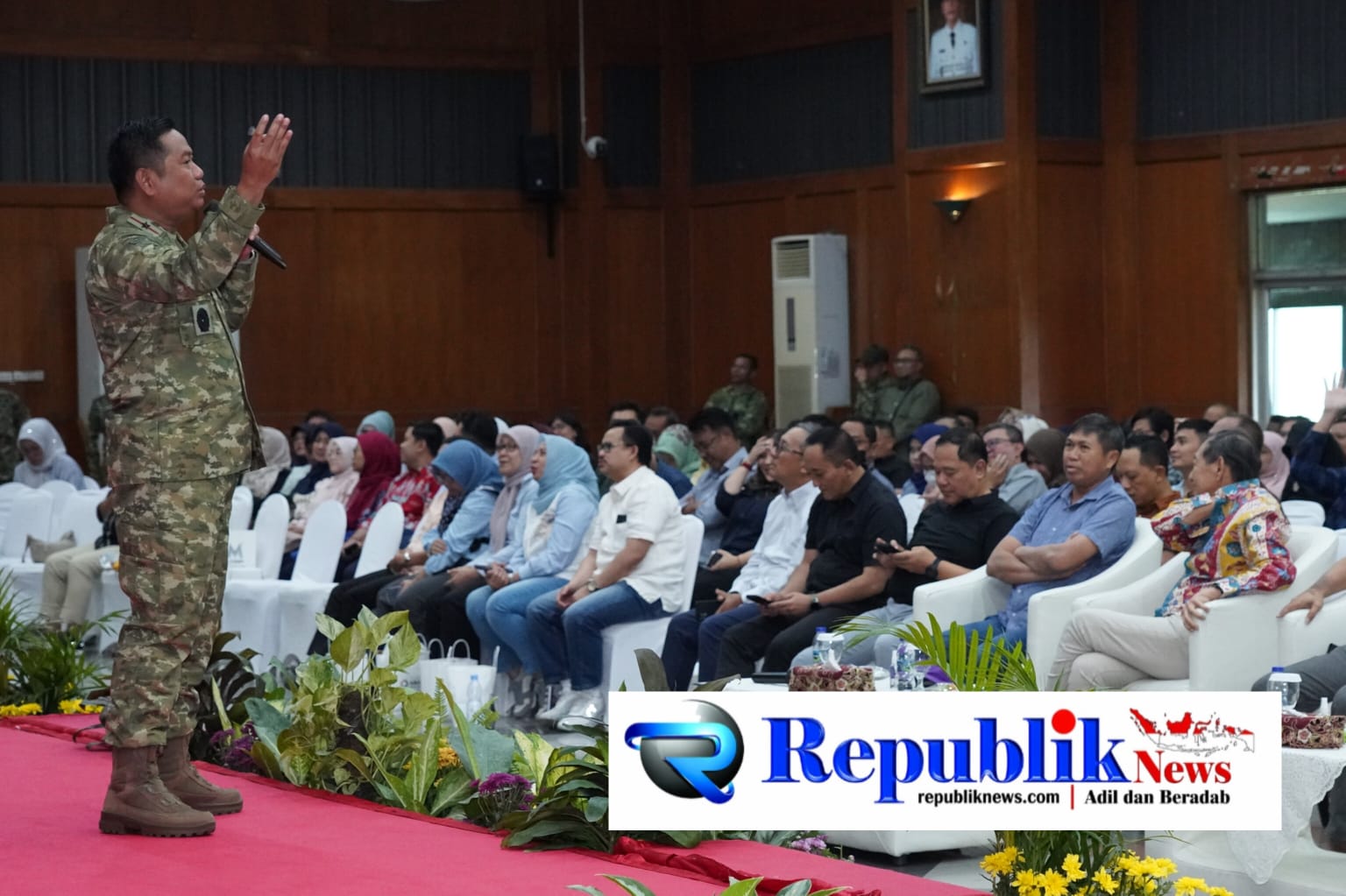 Foto : Danrem Bhaskara Jaya , Brigjen TNI Kohir mendorong ASN Surabaya menjadi penggerak perubahan.