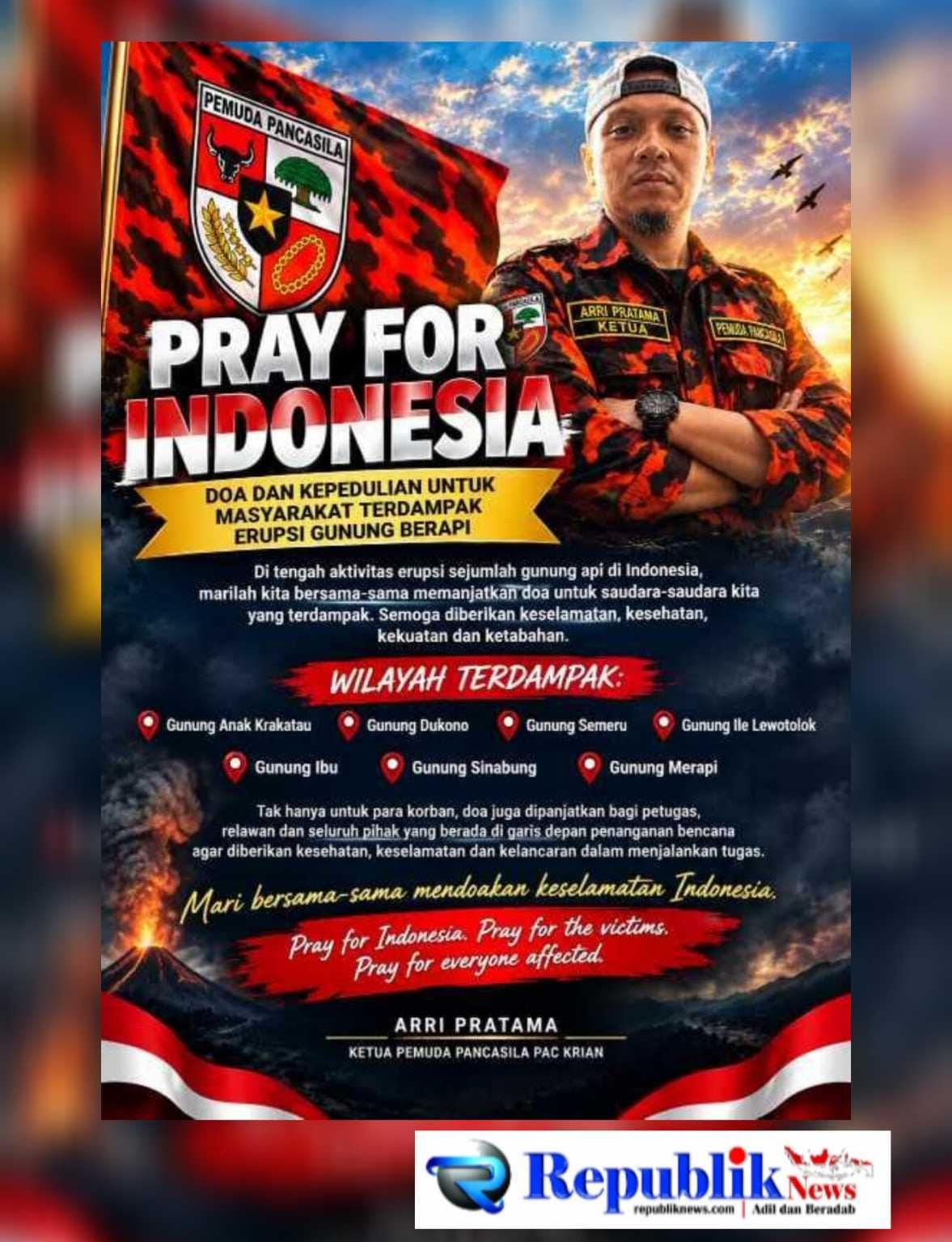 Foto: Ketua Pemuda Pancasila PAC Krian Arri Pratama.
