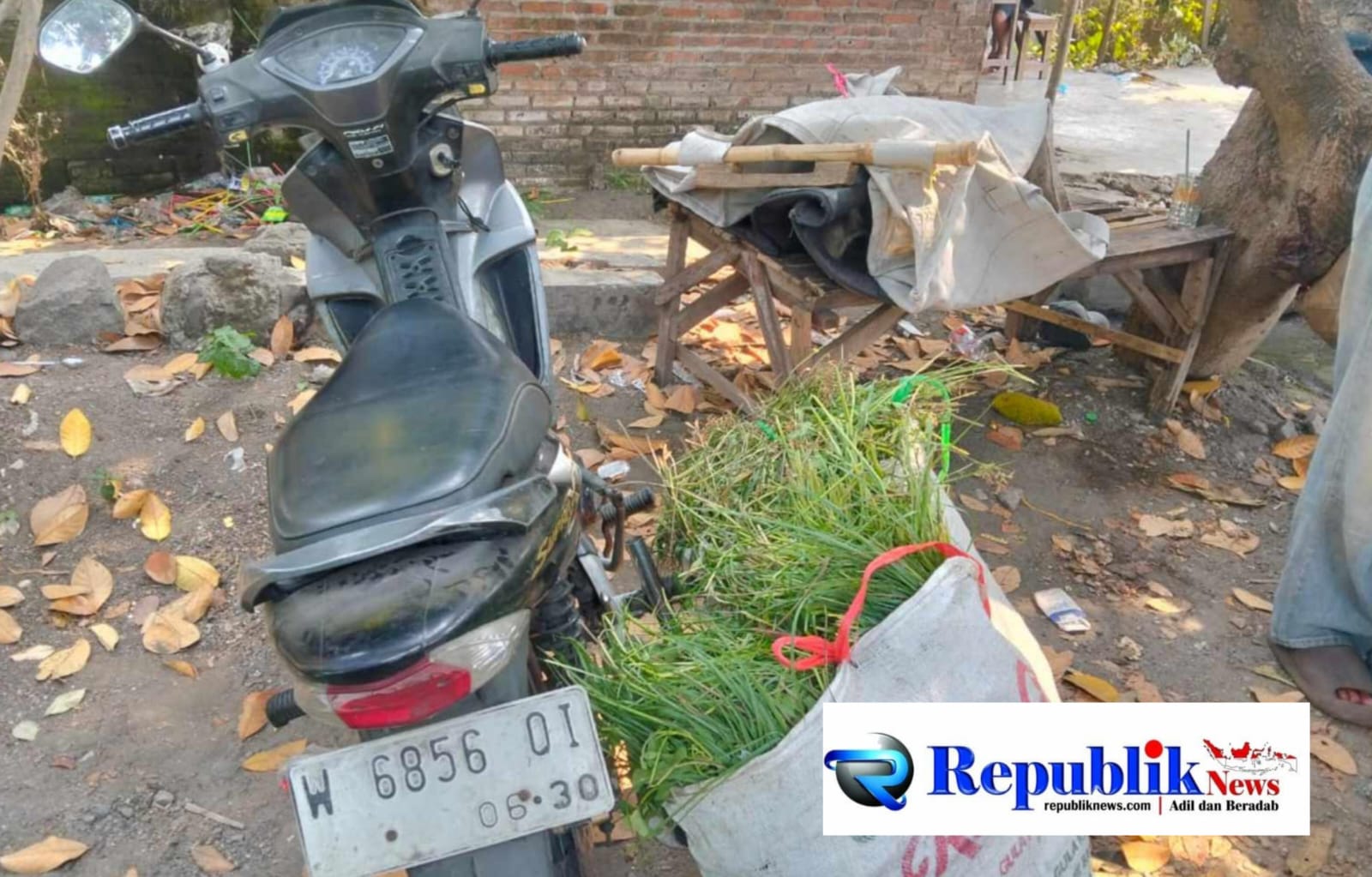 Foto : Sepeda motor yang digunakan lansia tersebut
