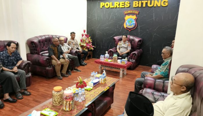 Sambut Hangat Pengurus KKJ Satya Bhakti Kota Bitung, Kapolres Ajak Sinergi Jaga Kamtibmas Kota Bitung