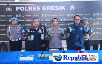 Foto : Barang bukti diamankan polisi.