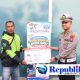 Foto : Polres Mojokerto menyambut hari lalu lintas Bhayangkara ke-71 bagikan sembako hingga simbgratis untuk driver ojol.