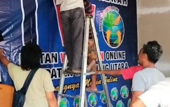 IWO Lampung Utara Benahi Kantor, Perkuat Profesionalisme Wartawan