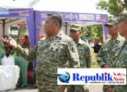 Foto : Dari bazar murah,pesan Danrem 084/BJ, Brigjen TNI Kohir menggema: TNI tidak boleh jauh dari rakyat.