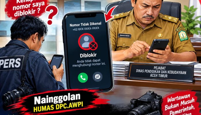 Tak Ingin di Konfirmasi, Diduga Oknum Kabid PSD Disdikbud Aceh Timur Blokir Kontak Wartawan