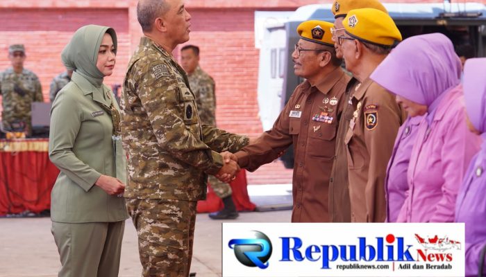 Pangdam V/Brawijaya Kunjungi Makorem 081/Dsj Madiun, Tinjau Bazar Pasar Murah HUT TNI Ke-81