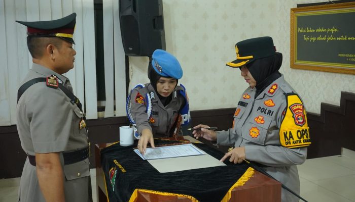 Kapolres Lampung Utara Pimpin Sertijab Kasat Lantas, AKP Suarjono Suryaningrat Resmi Jabat Kasat Lantas