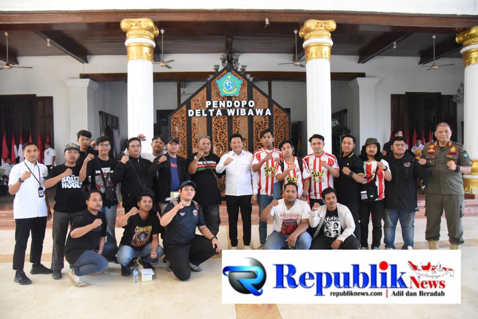 Foto : Pemkab Sidoarjo siap dukung penuh Deltras.