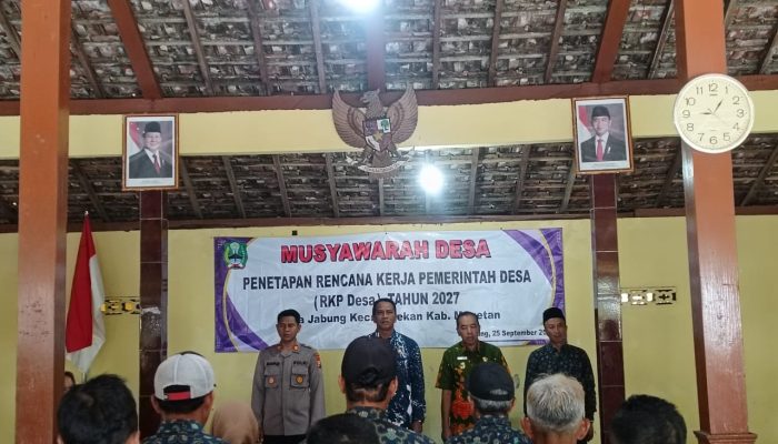 Penetapan RKP Desa Jabung Tahun Anggaran 2027
