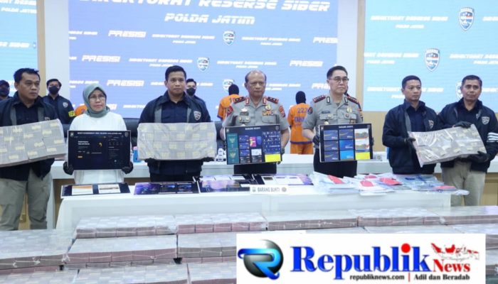 Polda Jatim Bongkar Scam Investasi Kripto Internasional, Blokir 77 Rekening Senilai Rp81,5 Miliar