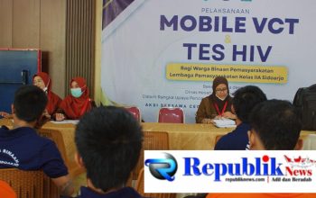 DINKES SIDOARJO GELAR SCREENING HIV DAN SIFILIS DI LAPAS SIDOARJO
