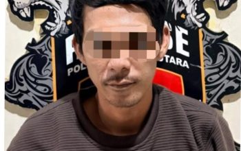 Polres Lampung Utara Amankan Pria Bawa Dua Badik Usai Terlibat Keributan di Konter Ponsel
