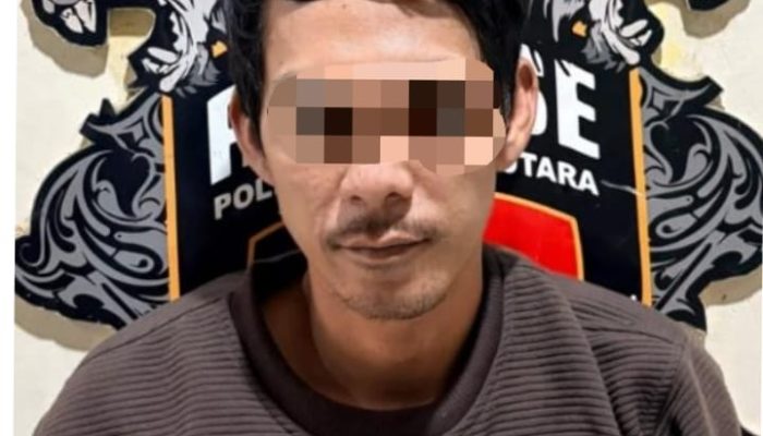Polres Lampung Utara Amankan Pria Bawa Dua Badik Usai Terlibat Keributan di Konter Ponsel