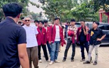 Puluhan Mahasiswa FHIS UMKO Lampura Gelar Aksi Dikampus