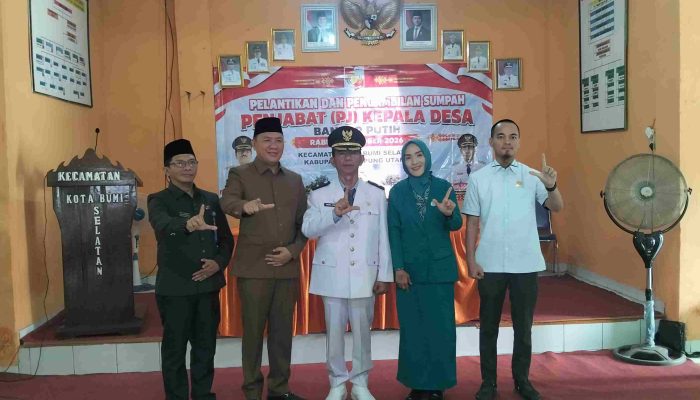 ​Indra Yani Resmi Dilantik Jadi Pj Kades Bandar Putih.Siap Lanjutkan Proran Desa