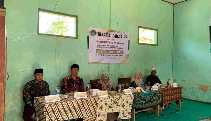Visitasi Akreditasi MTs Darul Iman Bunten Timur Berjalan Lancar, Asesor Apresiasi Semangat Pendidikan di Pelosok Madura