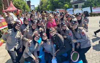 Farewell Parade Pisah Sambut Kapolresta Sidoarjo