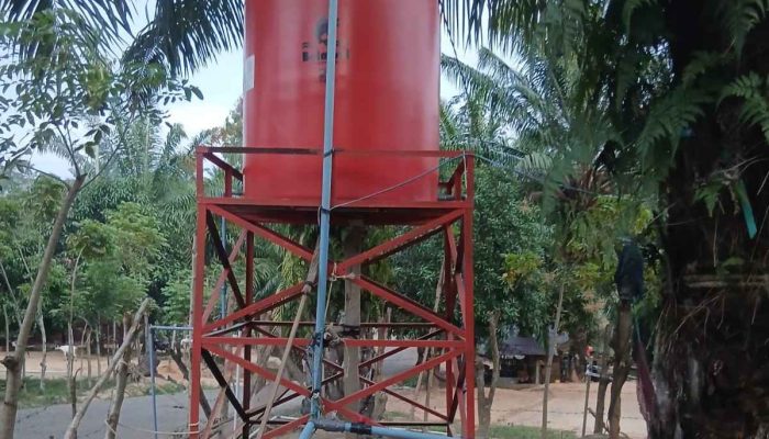 Sumur Bor Bantuan BNPB Maksimal Beroperasi di Desa Blang Kuta 