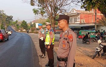 Antisipasi Gangguan Kamtibmas, Patroli R2 Polres Lampung Utara Sisir Jalinsum