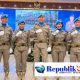 Foto : Lima personel Polda Jatim siap jalankan misi perdamaian PBB di Afrika Tengah.