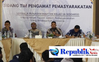 Lapas Sidoarjo Gelar Sidang TPP
