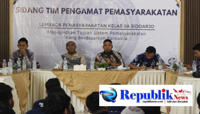 Lapas Sidoarjo Gelar Sidang TPP