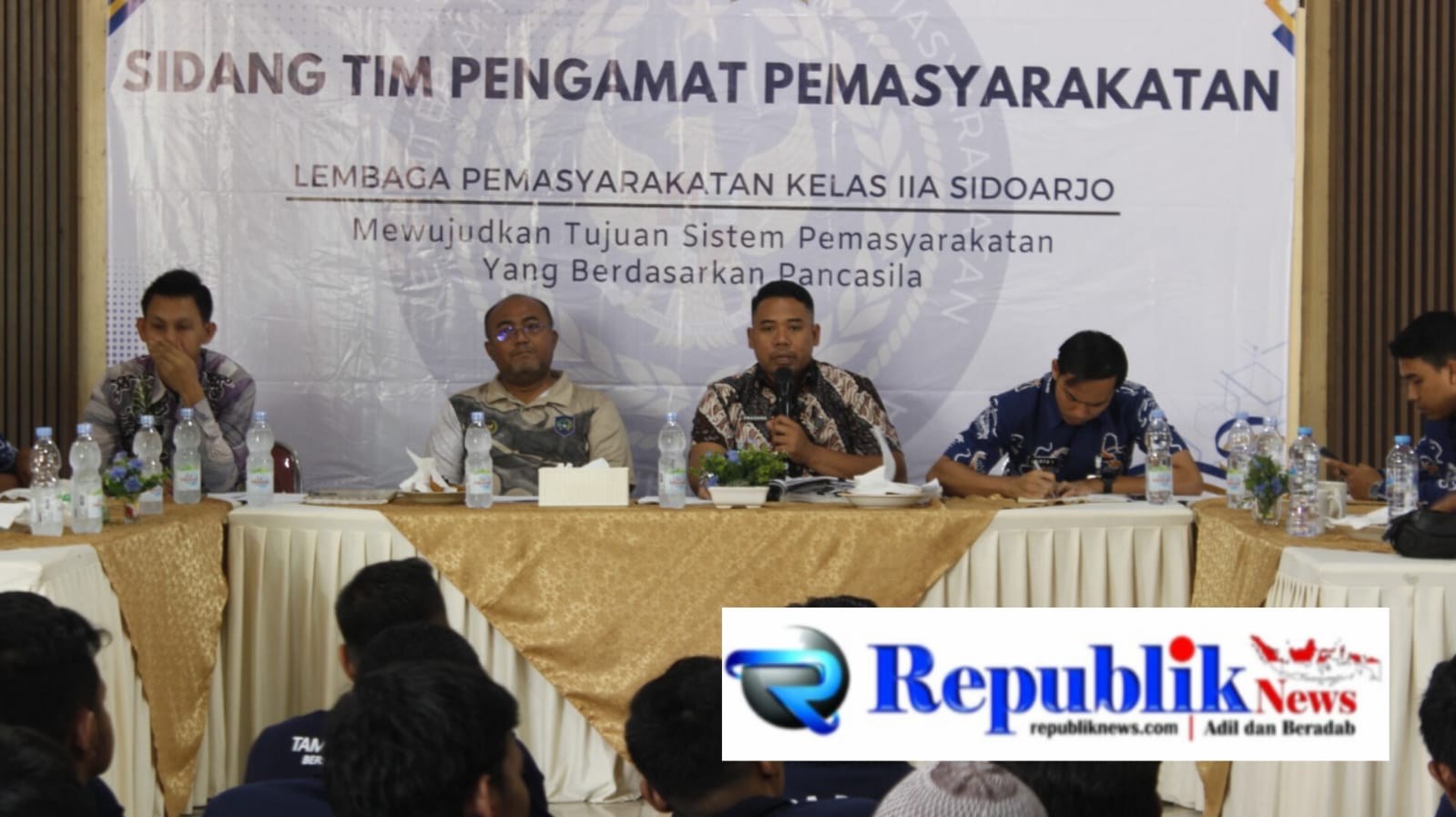 Foto: Lapas Sidoarjo menggelar sidang TPP