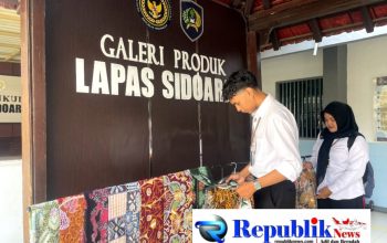 Foto : Lapas Sidoarjo kenalkan produk warga binaan.