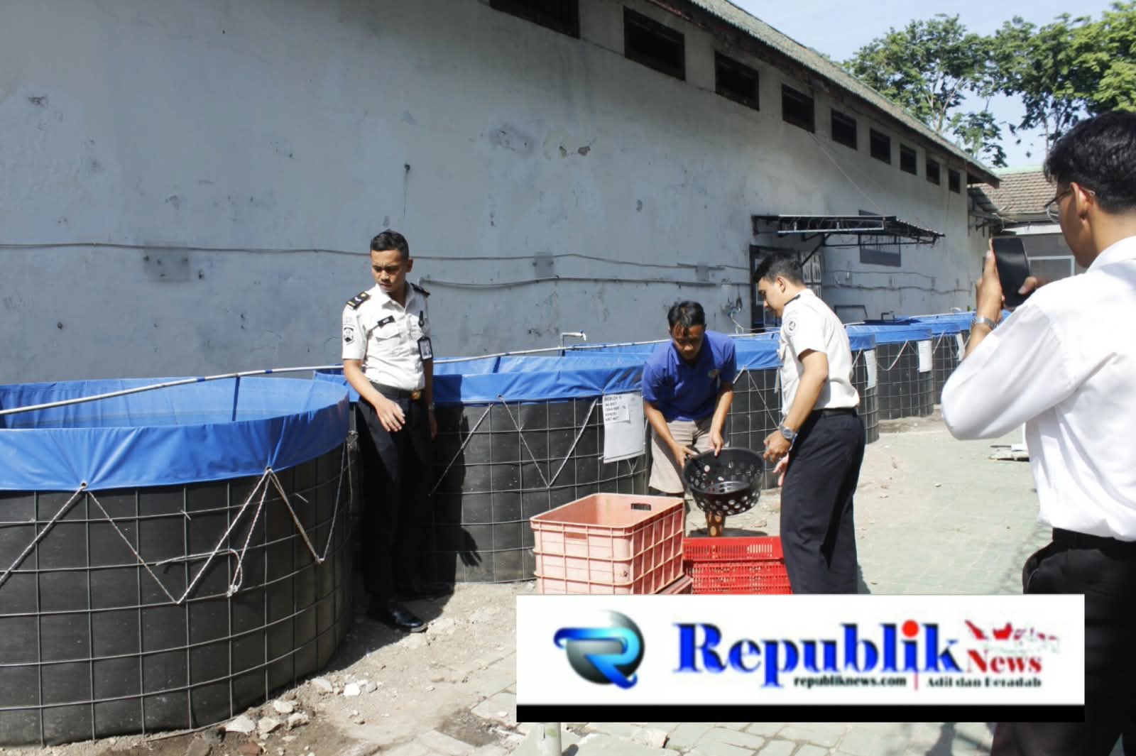 Foto: lapas Sidoarjo panen lele 35 kg