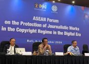 Menkum Supratman di Depan Forum Jurnalis ASEAN: Teknologi Berkembang, Nilai Karya Jurnalistik Harus Terlindungi
