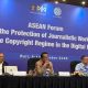 Menkum Supratman di Depan Forum Jurnalis ASEAN: Teknologi Berkembang, Nilai Karya Jurnalistik Harus Terlindungi