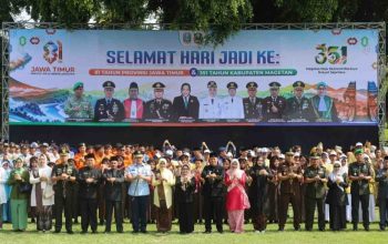 Ketua DPRD Magetan Riyin Nur Asiyah Hadiri Upacara Hari Jadi Kabupaten Magetan Ke-351