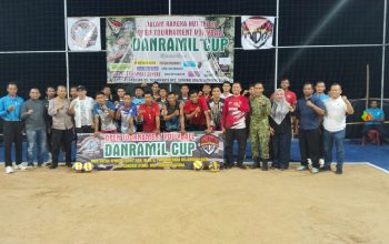 Turnamen Bola Voli Danramil Cup 2026 Warnai Kemeriahan HUT TNI ke-81 di Lampung Utara