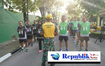 Foto : Jaga kebugaran dan kesiapan prajurit,Korem 084/BJ gelar garjas periodik dan UKP.
