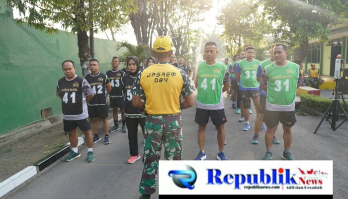 Jaga Kebugaran dan Kesiapan Prajurit, Korem 084/BJ Gelar Garjas Periodik dan UKP
