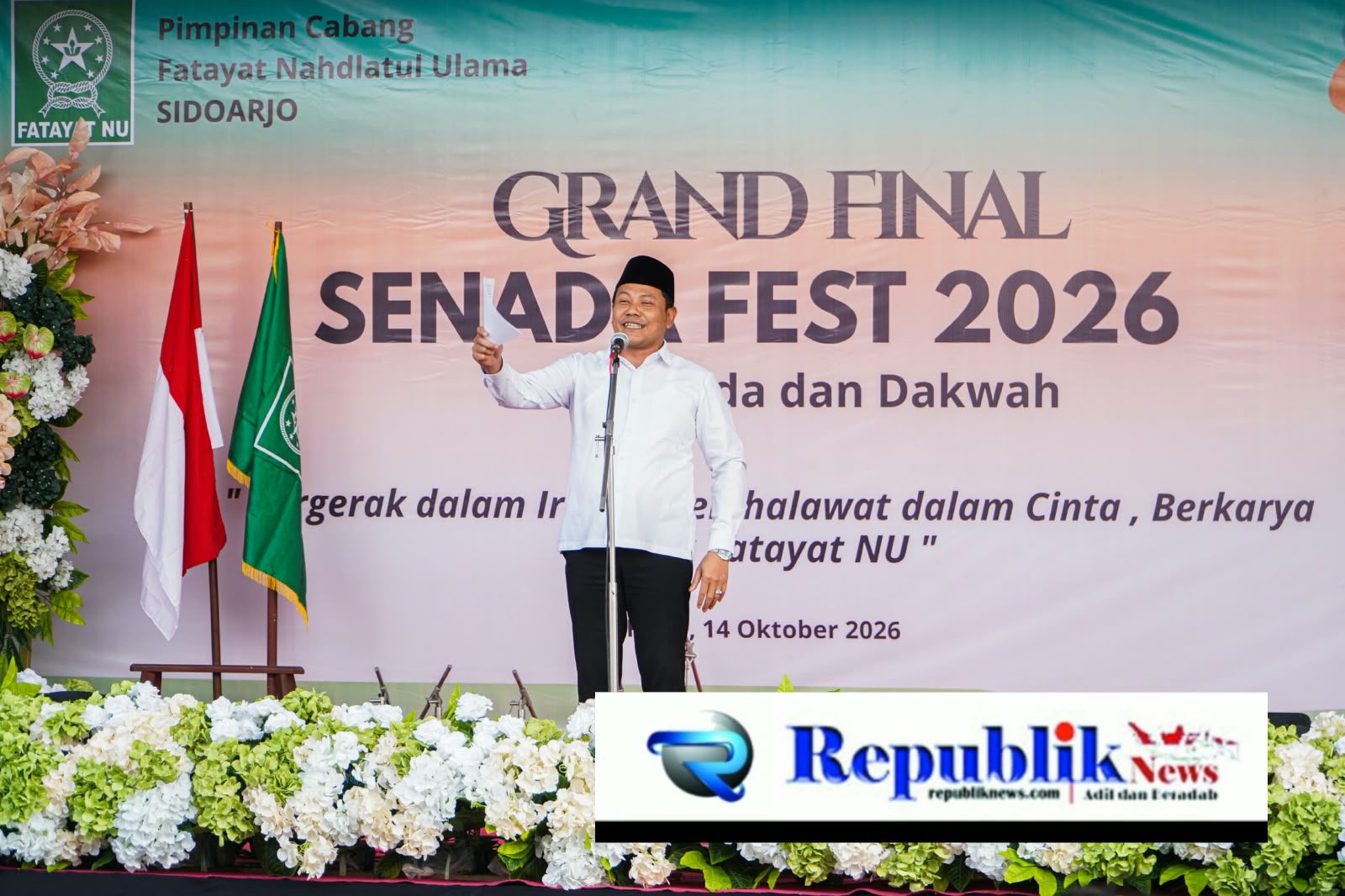 Foto : Bupati Subandi mengajak Fatayat NU perkuat peran perempuan lewat dakwah dan karya.