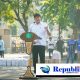 Foto : Bupati Sidoarjo,H.Subandi menegaskan komitmennya penuhi Pemkab Sidoarjo melakukan digitalisasi sistem parkir.